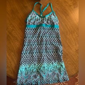 light blue athleta swim dress - size M